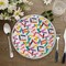 8 Count Tropical Confetti Paper Dessert Plates 7 Inch Colorful Birthday Party Supplies